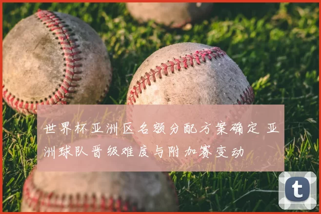 世界杯亚洲区名额分配方案确定 亚洲球队晋级难度与附加赛变动