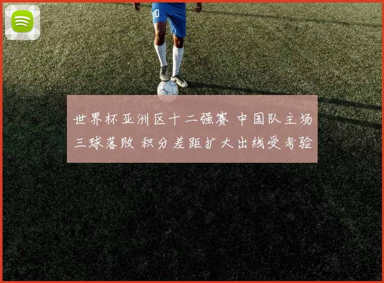 世界杯亚洲区十二强赛 中国队主场三球落败 积分差距扩大出线受考验